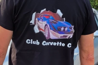 Tee shirt unisexe 2 Club Corvette C3