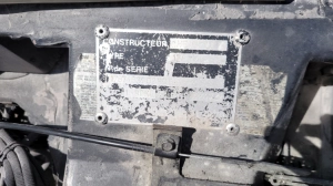 Plaque constructeur