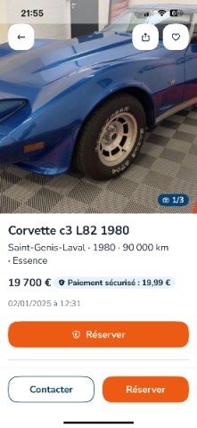 Future achat corvette c3 stingray